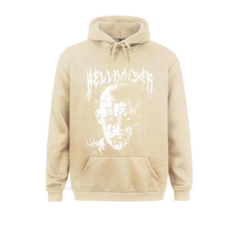 Мужской Худи Черный Металлический Pinhead Hellraiser Шкатулка-головоломка Хэллоуин Мужская Худи На Распродаже Дизайн Куртки Хлопок 3XL