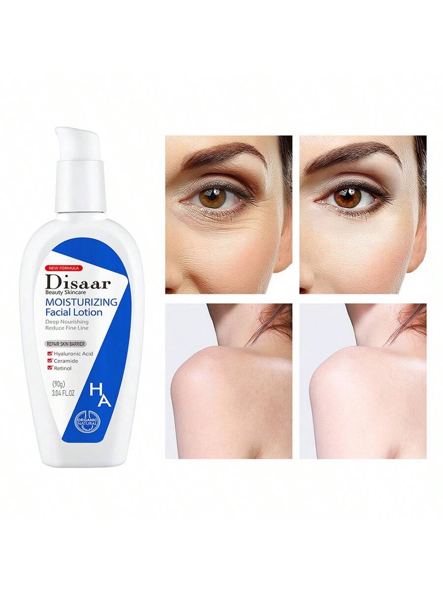 

1шт увлажняющий лосьон с гиалуроновой кислотой и церамидом 90г 90g белый