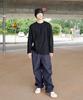 CREAM SODA LAB Solid Basic Long Sleeve Black