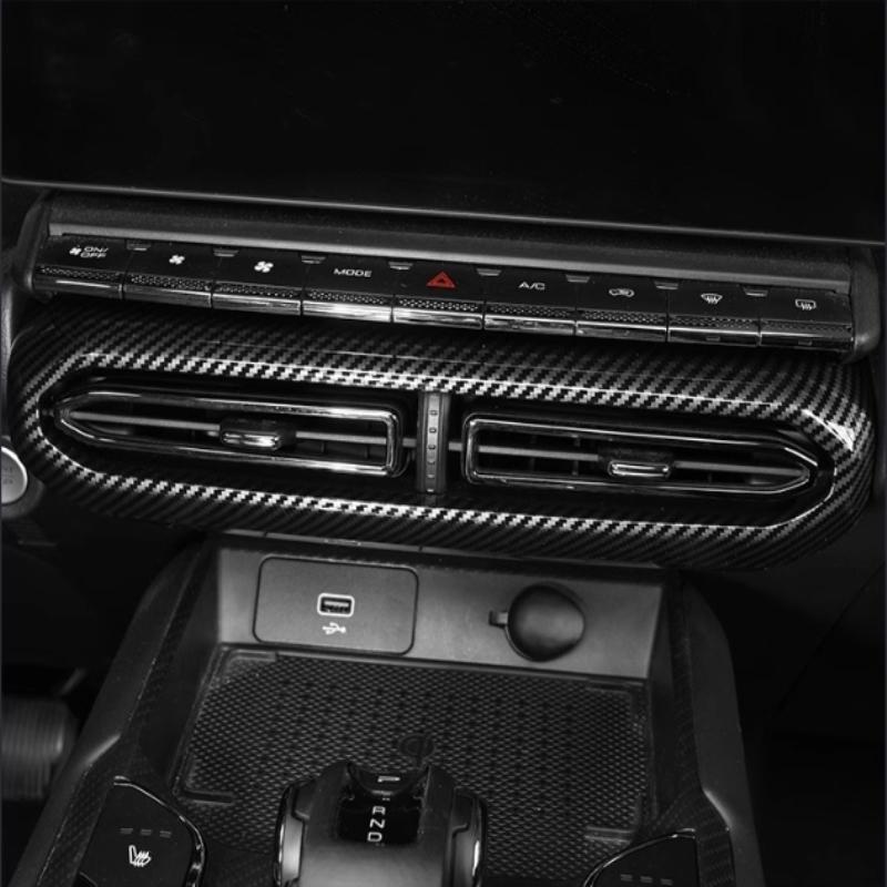 For GWM HAVAL H7 2025 2026 Carbon Fiber Interior Air Conditions Outlet Cover Gear Shift Puller Window Switch Frame Accessories