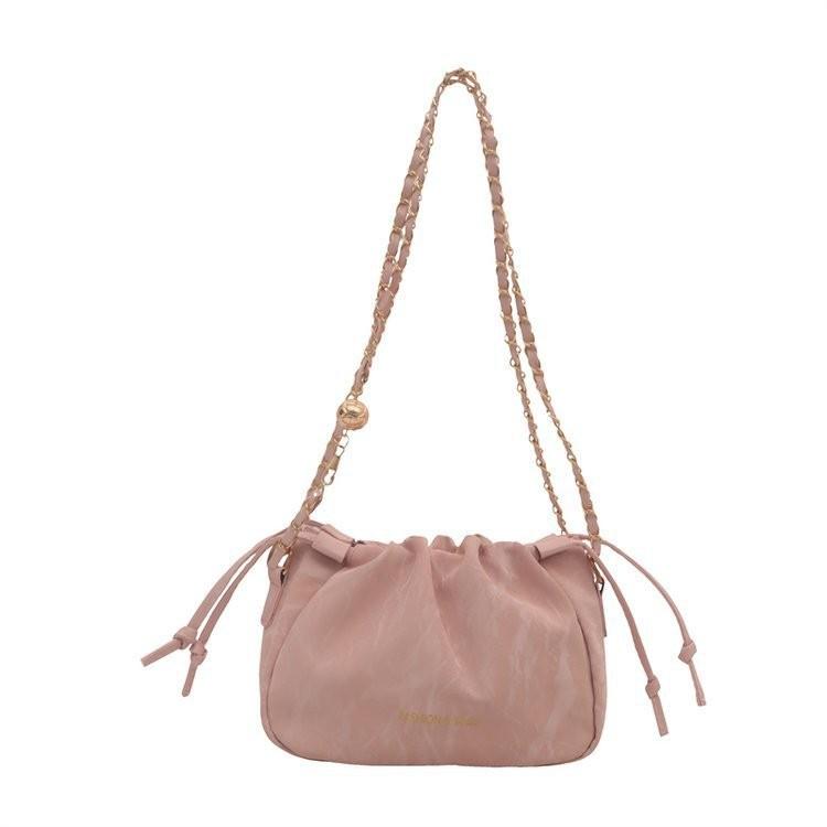 Stylish Korean Bucket Bag For Women Soft Textured Casual Crossbody Purse In Four Colors