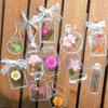 Handmade Pressed Flower Bookmark Transparent Herbarium Bookmarks Book Clip