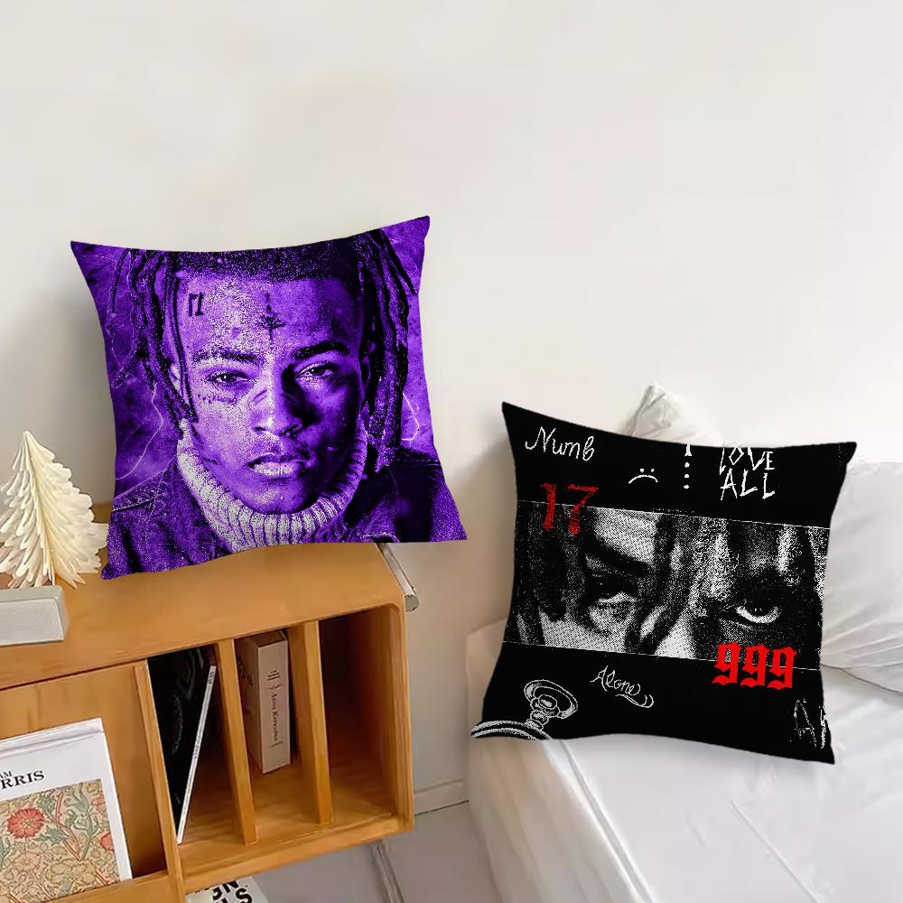 Singer X-XXXTentacionS Revenge 17 Cushion Cover Living Room Headboard Office Cushion Bedroom Cushion Sofa Nap Time Pillow Case