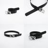 New Style Women's Denim Belt Decorative Belt With Smooth Alloy Buckle Trendy Fashion Belt