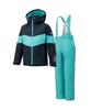 DESCENTE Junior Ski Top and Bottom Water Resistance Breathability Kids Design Award HEATNAVI NNY 130 & Kid's Suit, Set, 10,000mm, 4,000g/m²/24h (A-1),