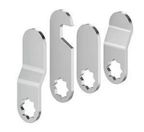 Přeshraniční Zahraniční Obchod Poštovní Schránka Zásuvkový Zámek Sada s Jazýčkovým Zámkem, Přepážkou a Hákovým Kusem - Samostatně Baleno