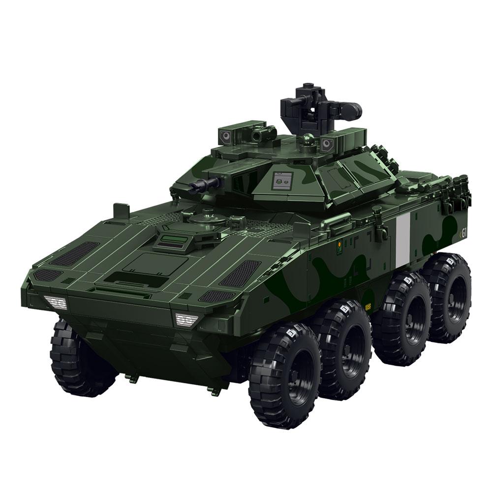 Guerre Mondiale Armée Militaire Soldats SWAT Véhicule Blindé Semi-chenillé Remorque Assemblage Blocs de Construction Briques Jouets pour Enfants