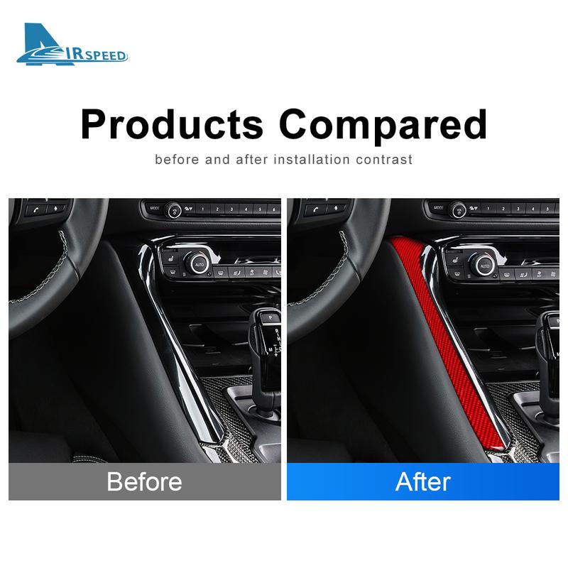 Real Carbon Fiber Sticker For Toyota Supra GR A90 A91 MK5 -  2024 2025 Car Gear Side Strip Interior Trim Accessories
