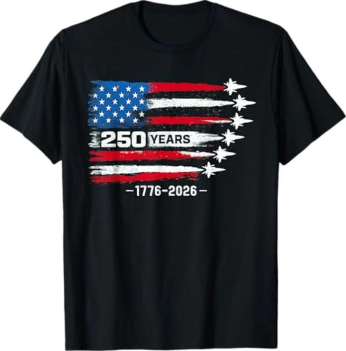 250 Anniversary USA 250th American 250 Years 4th July 2026 T-Shirt M