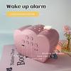 1PC Creative Cabin Alarm Clock, Color Changing Night Light, Suitable for Bedroom Desktop Decoration