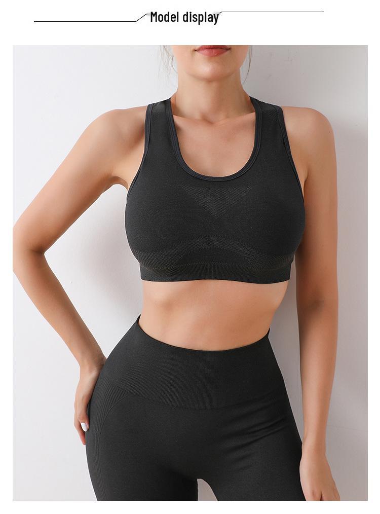 Naadloze Hoge Taille Yoga Set: Billenliften Sportbeha & Shorts