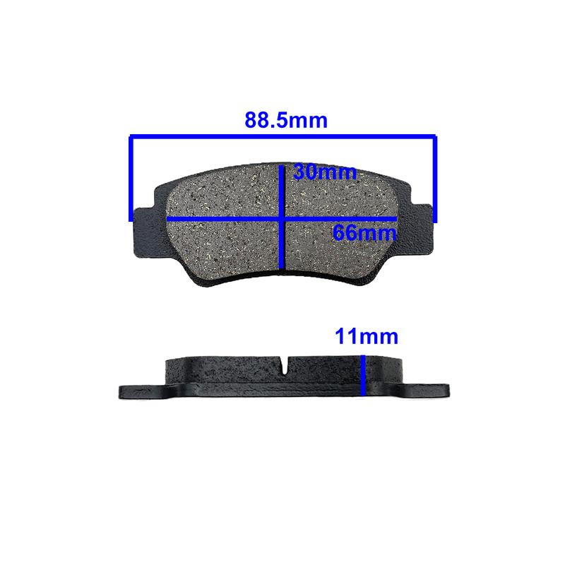 Hinterradbremsbelagsatz für CFMoto 500 800 CF500 CF800 ATV UTV 7020-0810A0