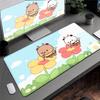 Anime Mousepad Kawaii Bubu Dudu Laptop Office Extend Deskmat PC Gaming Accessories HD Print Cute Rubber Carpet Non-slip Keyboard