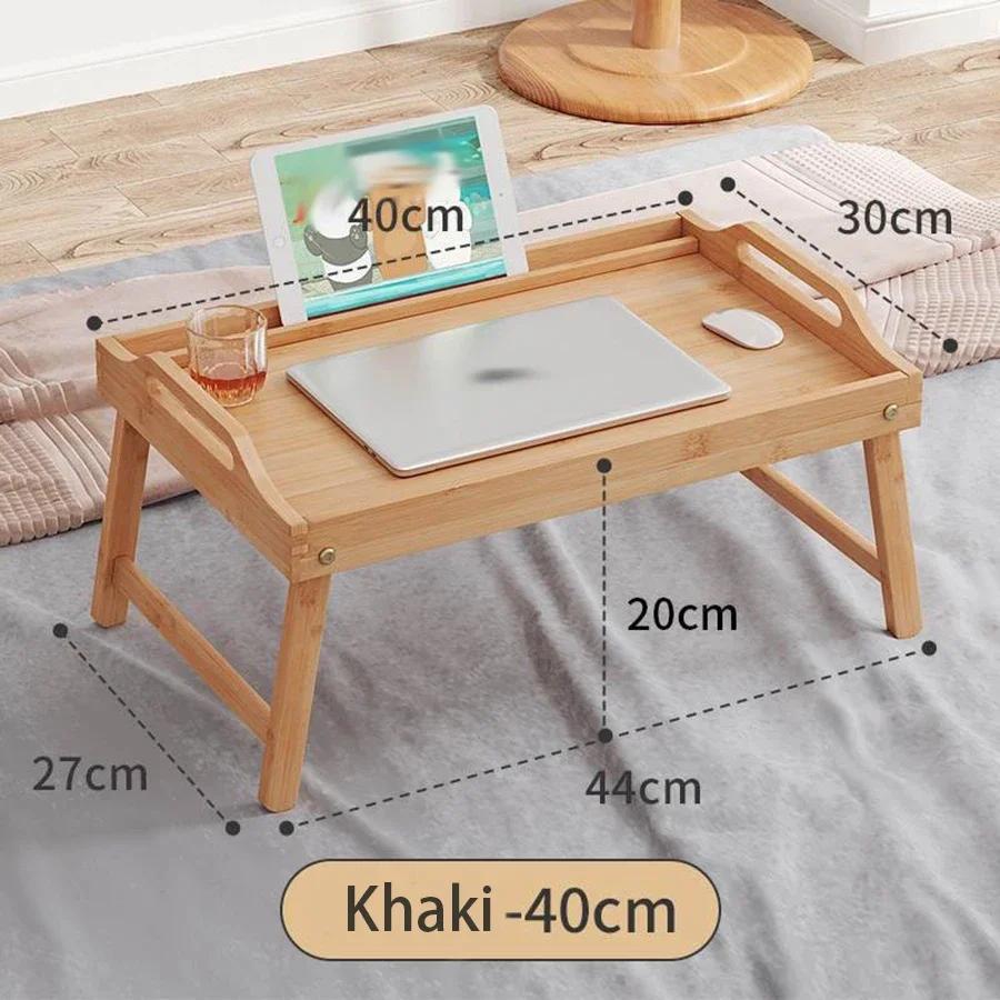 Bandeja plegable para postres de mesa, bandeja para desayuno de dormitorio, bandeja para té de escritorio de oficina, estante de lectura multifuncional, tablero para escritorio de computadora.