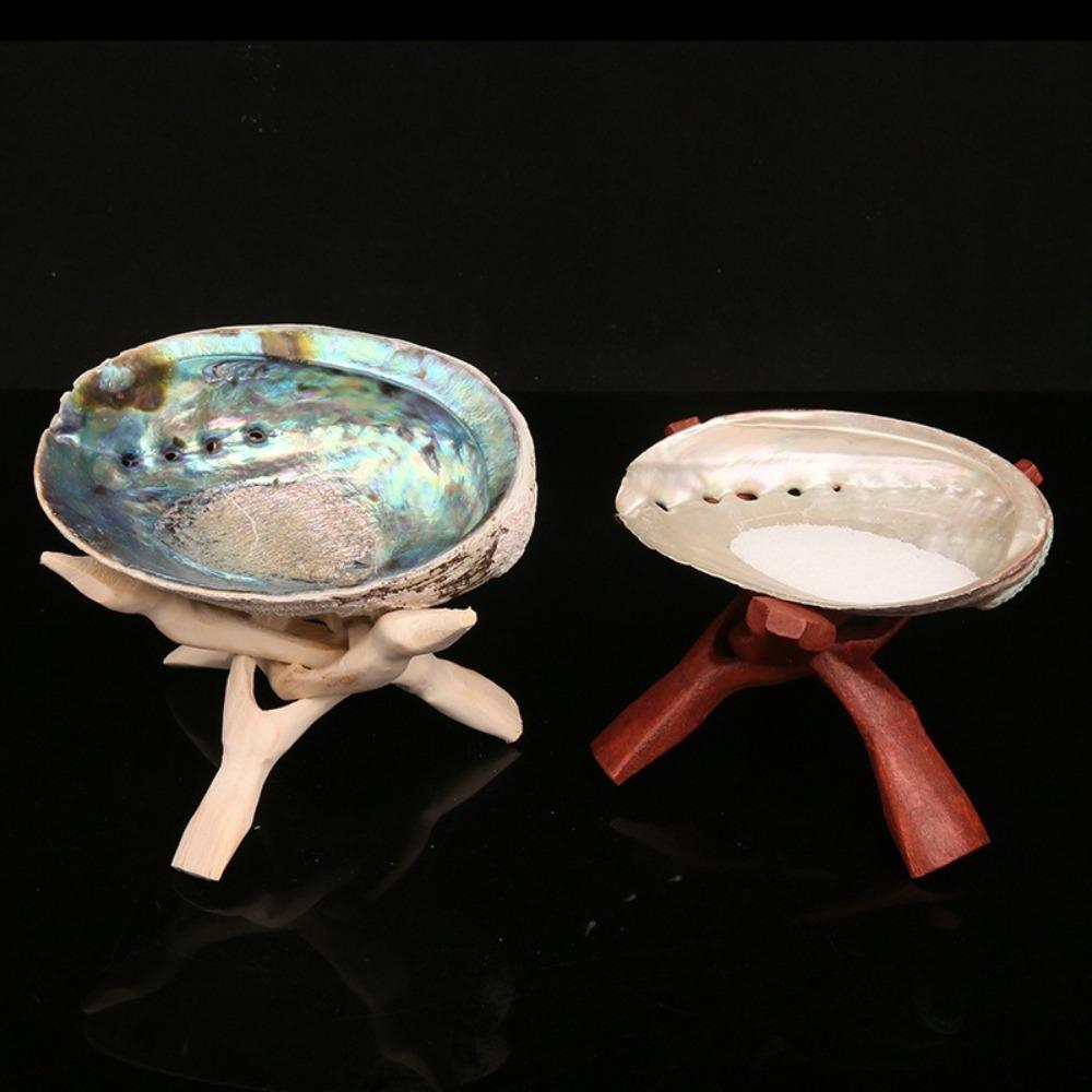 Multipurpose Display Stand Safe Incense Holder Desktop Decorative Prop Wooden Tripod  Living Room