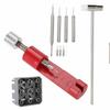 10Pcs Red Watch Repair Tool Set Various Combinations Wristwatch Kit Strap Link Holder  Band Removal