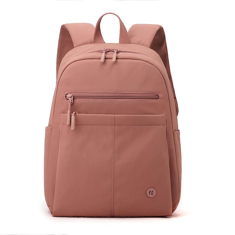 Solid Color Women Backpack Outdoor Student Schoolbag Travel Bag