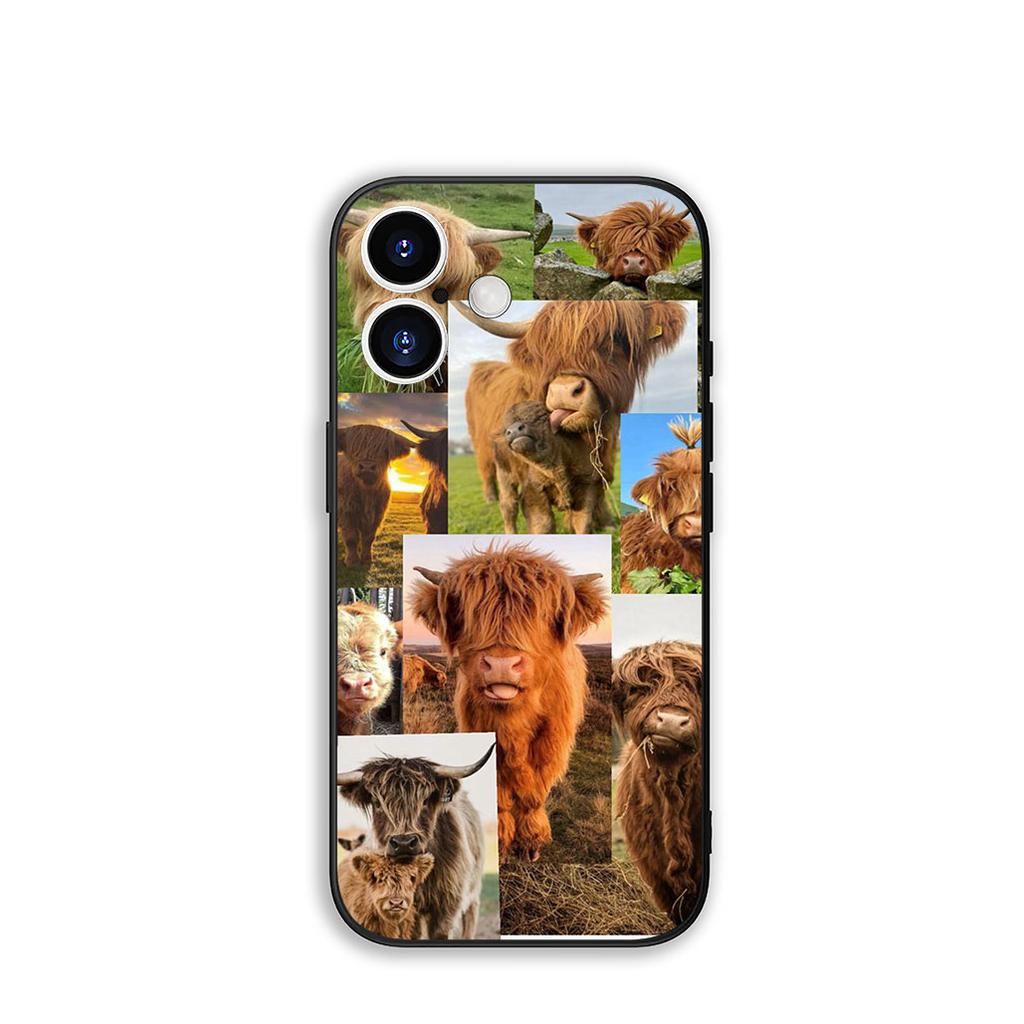 Funda Coque Cover for OPPO A80 A60 A40 A38 A79 A16 A17 A58 A78 A94 A95 A57 A15 A74 A53 A96 A98 Phone Case Cow Print Wallpaper