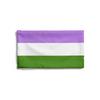 Aertemisi 20'' x 12'' Genderqueer Pride Flag Rainbow LGBT Rectangular Throw Pillow Cushion Covers Cases Pillowcases 50cm x 30cm