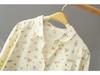 Women's Floral Print Cotton Long Sleeve Shirt - 2026 Spring Collection