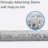 12/10PCS Washable Durable Replacement Microfiber Pads Dust Push Mop Cloth for Flat Squeeze Mop 33X12CM
