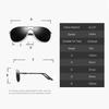 Luxury Oversized Metal Big Frame Pilot Sunglasses Men Women Driving Fishing Sun Glasses Male Female Sunglass Man UV400 Eyewear