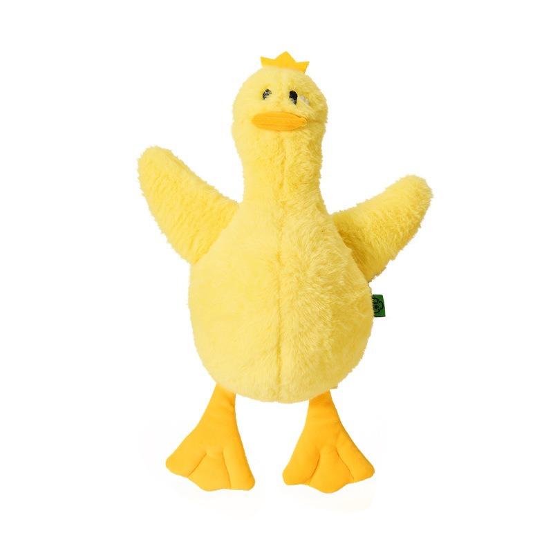 Funny Duck Dog Toy for Relaxation and Self-Entertainment Talking Pet Toy with Fur Dog Toy Dolly