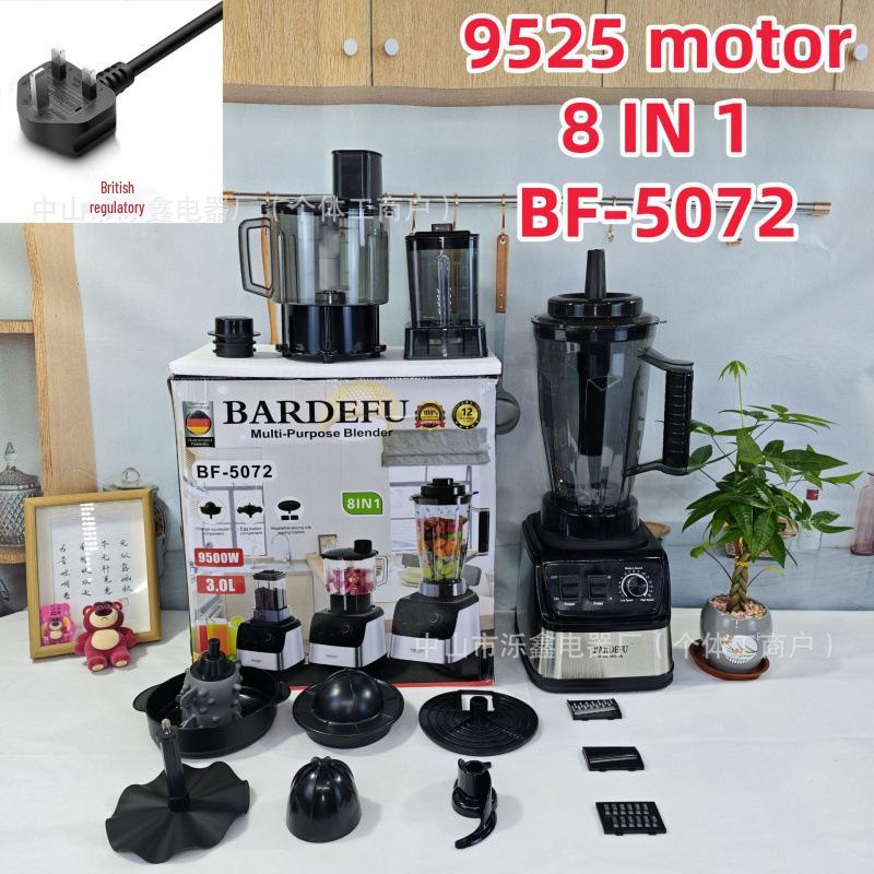 3L 6-in-1 Edelstahl Standmixer & Entsafter: Multifunktionaler Fleischwolf und Mixer