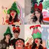 Santa Legs Christmas Tree Hat - Festive Headwear for Men & Women