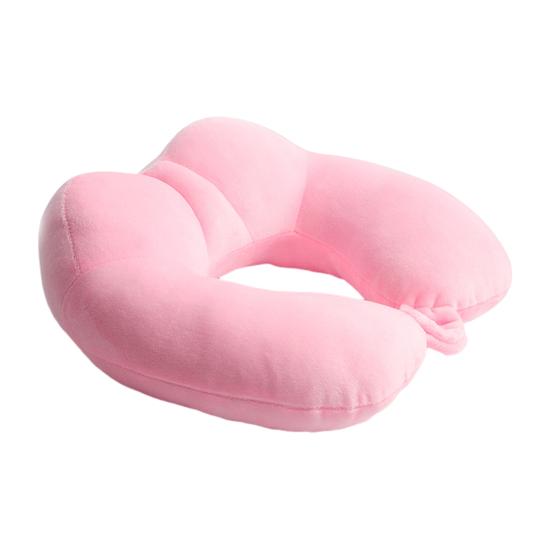 U-Shaped Pillow with Removable Cover, Neck Support Pillow for Travel Office Home, Lumbar Nap Cushion, Leg Lift Cushion, Cervical Relief Headrest