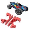 2PCS RC Caster Blocks   High Hardness Aluminum Alloy Front C Hub Carrier for   Rustler 4  1:10 RC Car