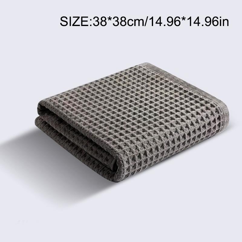 Car Wash Towel Glass Cleaning Water Drying Microfiber Window Clean Wipe Auto Detailing Waffle Weave For Kitchen Bath Home Office