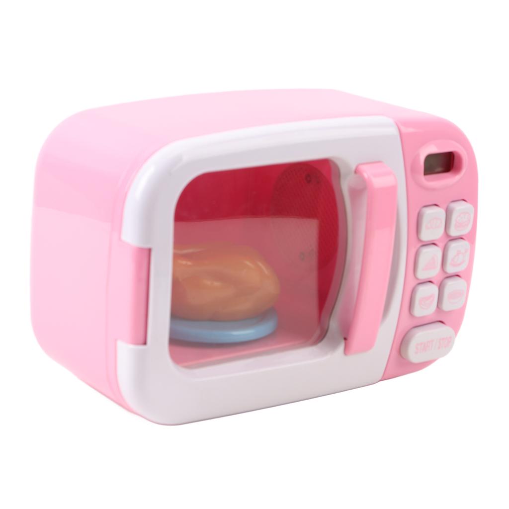 Pretend Play Kitchen Toy Interesting Cute Electronic Microwave Toys Kitchen Play Set with Sound