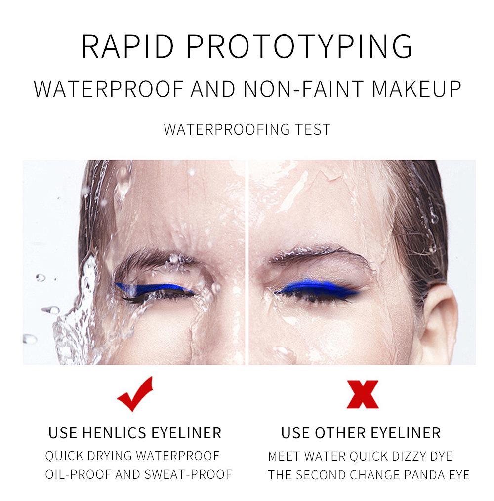 Handaiyan 12-teiliges schnelltrocknendes, wischfestes mattes farbiges Flüssig-Eyeliner-Set