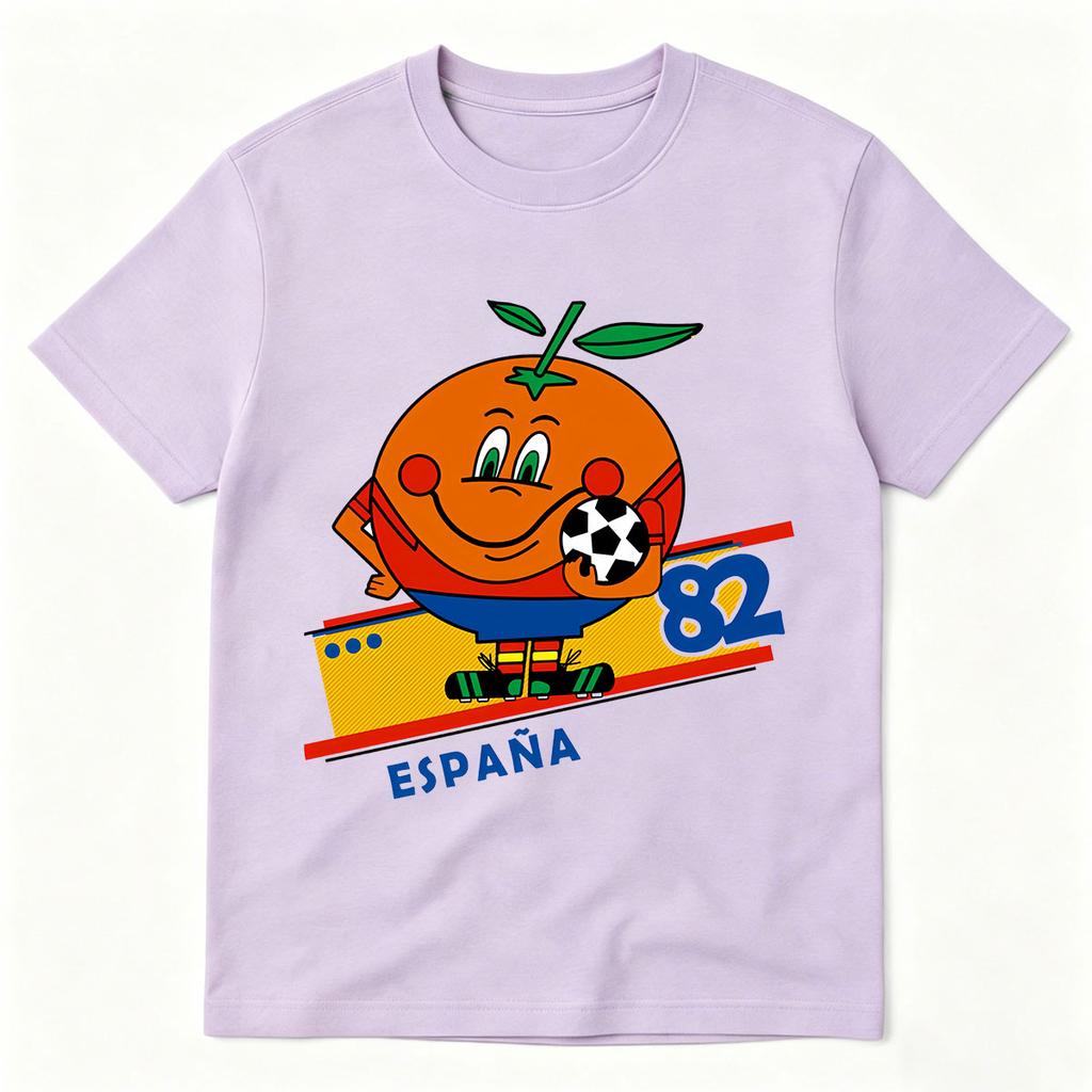 Naranjito Espana 82 Spain Mascot 1982 Football Funny T-shirt Unisex's Women Clothing Fashion Cotton Oversized Short Sleeve T-shirts