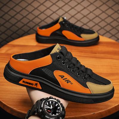Summer Men Mesh Shoes Casual Fisherman Slippers Slip-On Loafers Platform Male Sneakers Fashion Sport Luxury Outdoor Tennis