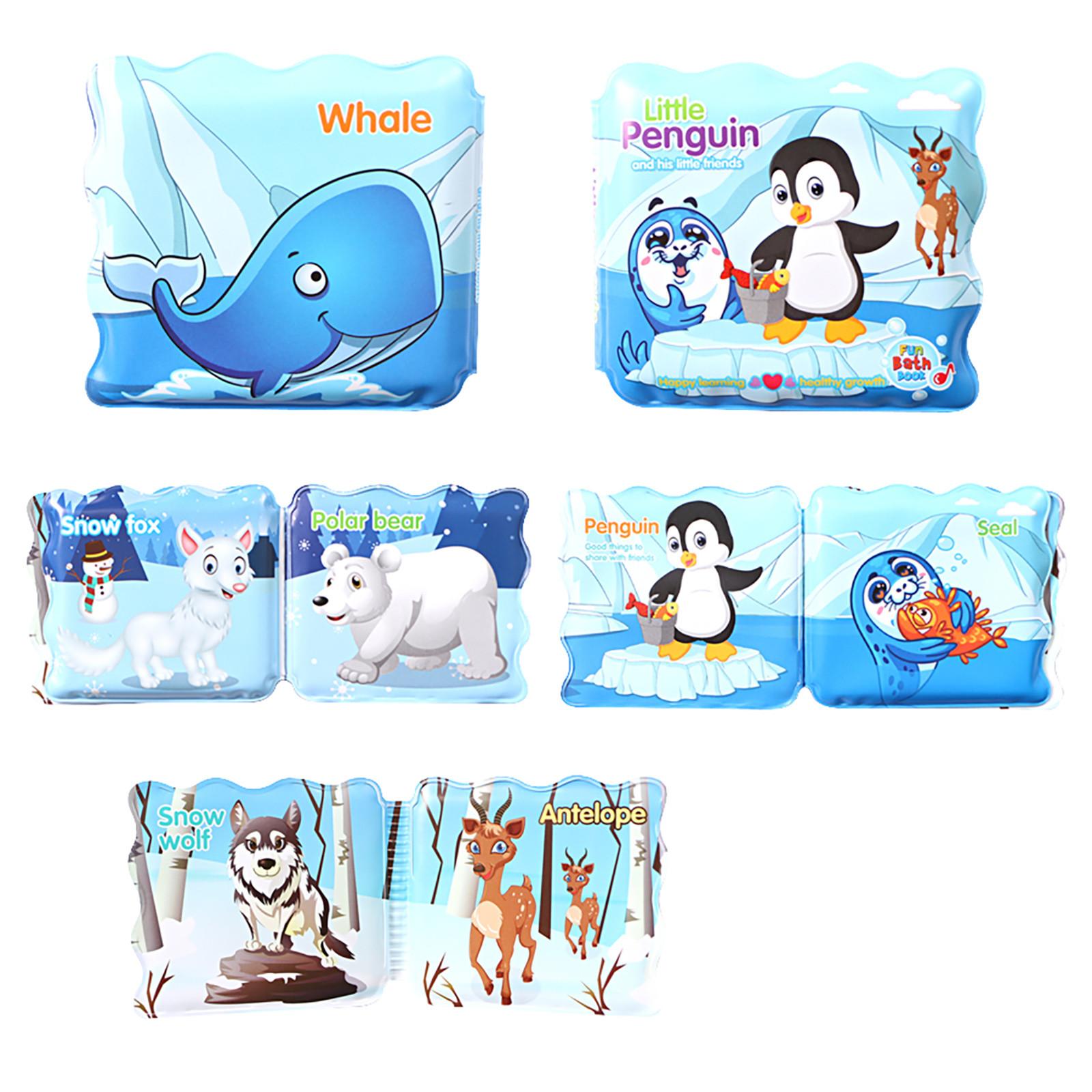 

[BY] Мягкая детская книжка для купания, забавная развивающая игрушка, книжка для купания + водонепроницаемое пластиковое покрытие 17cm*11cm*2.5cm