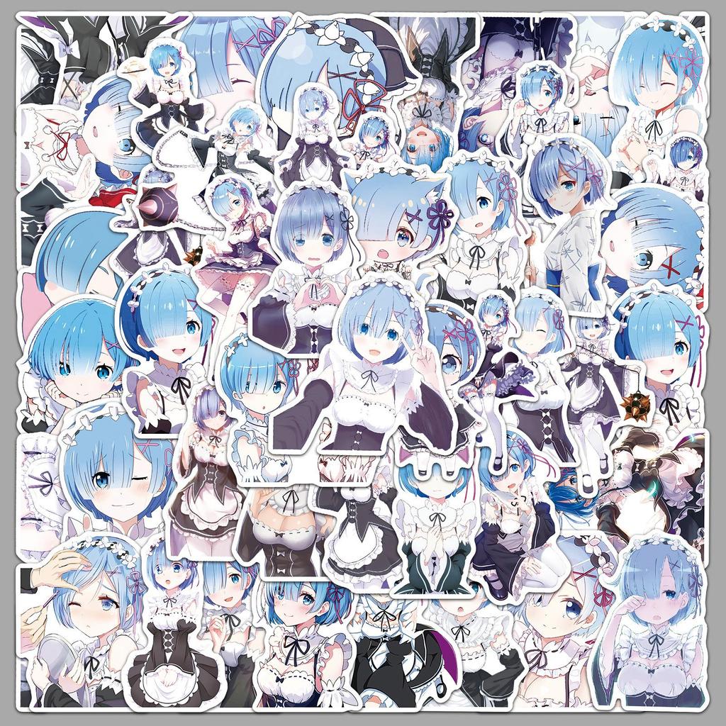 51 Graffiti Stickers: Japanese Anime-Inspired Cartoon Decorations for Notebooks, Water Cups, and Planners