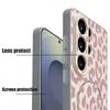 Magnetic For Magsafe Case For Samsung Galaxy S26 Ultra S25 Edge S24 Plus S23 FE S22 A54 A55 A56 5G Pink Leopard Print Matte Cover