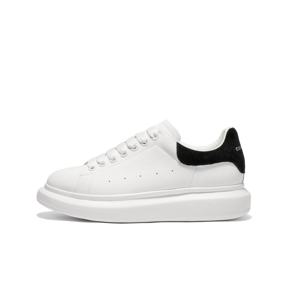 Belle Fashion Versatile White Shoes Men's Shoes Autumn Thick soled Height Increasing Trendy Casual Board Shoes