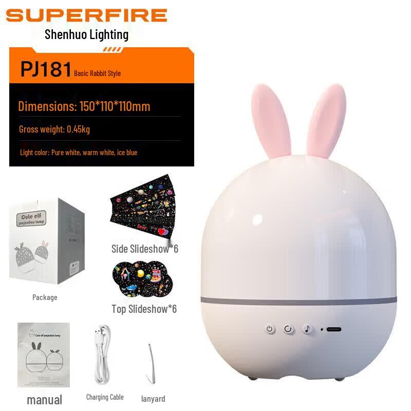 SUPERFIRE Starry Sky Projector Night Light