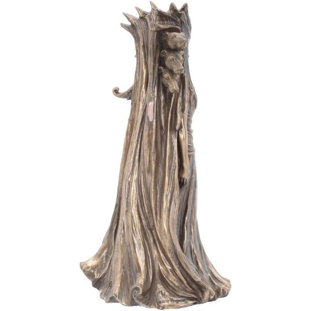 15cm Hecate Greek Goddess of Magic with Her Hounds Figurine, Resin