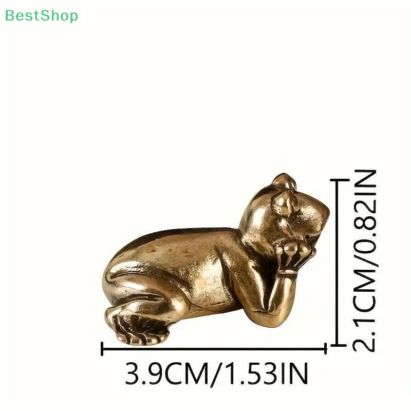 Mini Vintage Brass Small Frog Figurines Home Desktop Decorations Crafts
