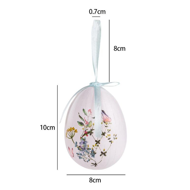 

*Foam Easter Eggs Pendant Cartoon Artificial Easter Simulation Egg Decorative DIY Craft Egg Hanging Ornament Home Decor