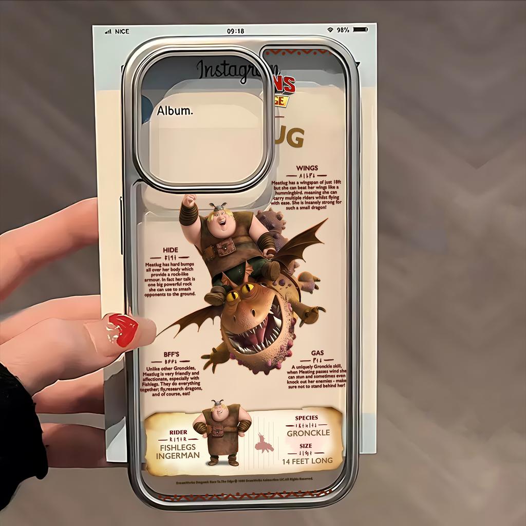 Hot Toothless Fury Dragon Phone Case for IPhone 17 16e 16 15 14 13 12 11 Air Pro Max X XR 8 7 Plus Luxury Clear Soft Back Cover
