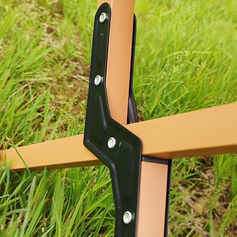 Portable Outdoor Carbon Steel Folding Table for Camping and Picnics