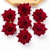 5/10PCS Red Roses Bridal Accessories Clearance Artificial Flowers Home Room Wedding Valentine's Day Decoration Yard Diy Gift Box