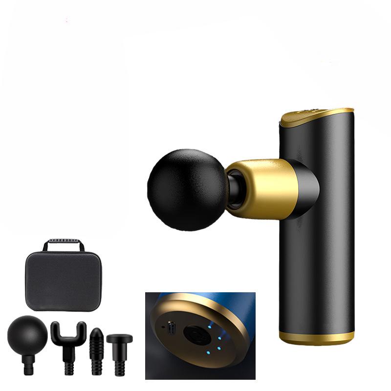 Mini Fascial Gun Damski inteligentny elektryczny cichy aluminiowy stop profesjonalny relaksujący masażer dolnej części pleców