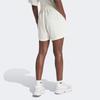adidas Originals Solid Color Simple High Waist Lace Up Casual Shorts Women Shorts White IS2331