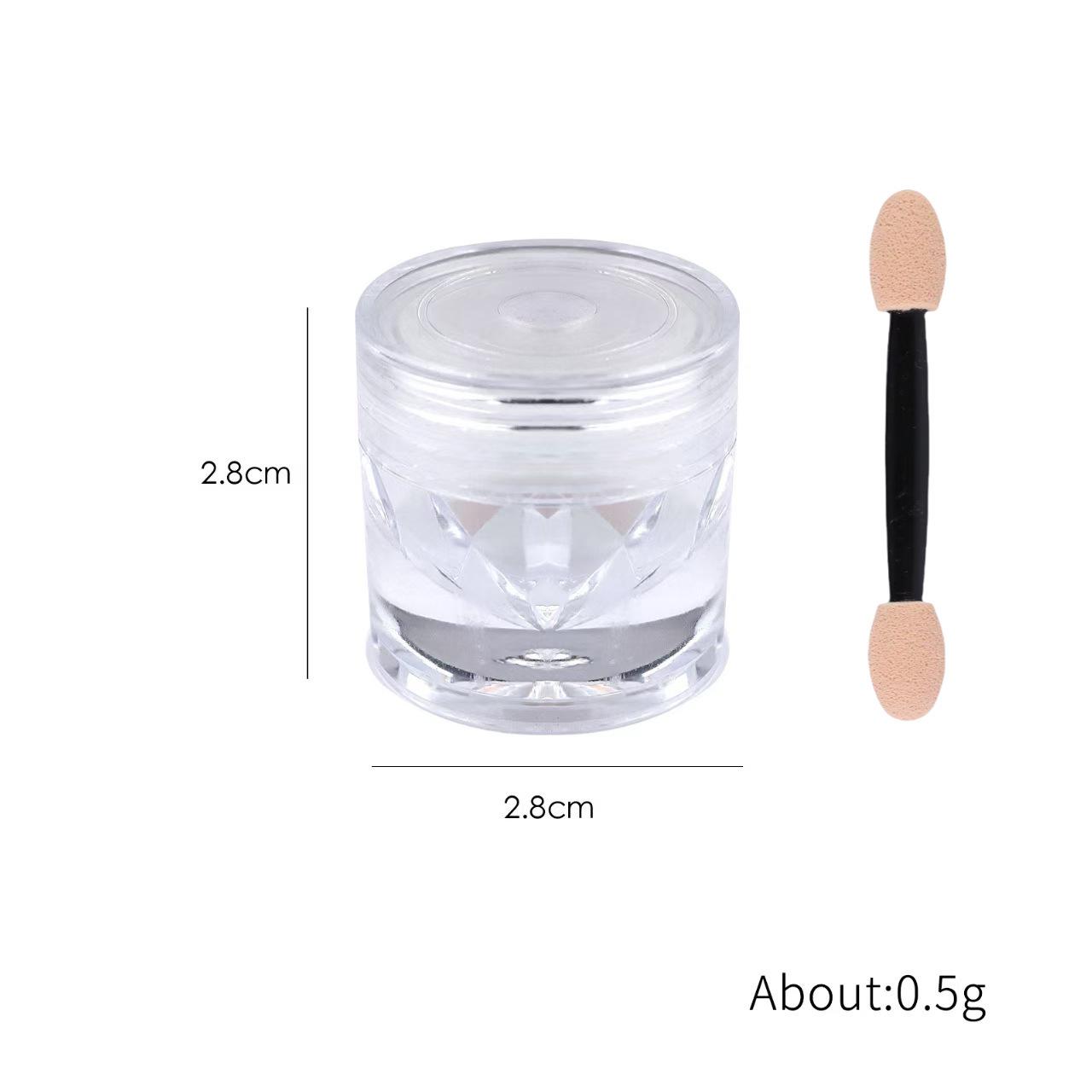 Crystal Aurora Nail Art Powder - Super Shiny & Bright Electroplated Moonlight Ice Effect.